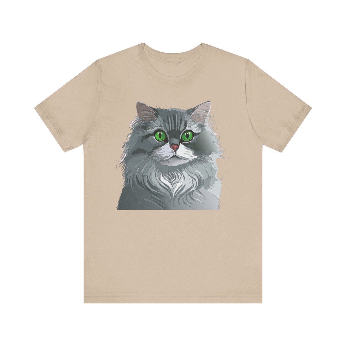 Unisex Animal Shirt With Art Design Animals Tee Short Sleeve Jersey Style Wild Animals Shirt