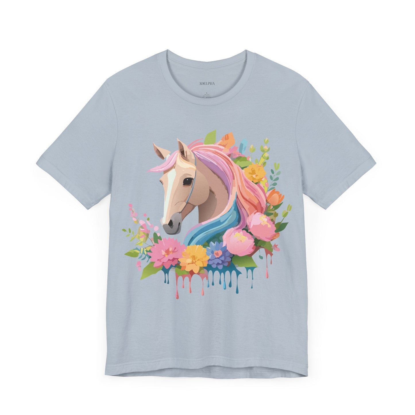 Horse Graphic Unisex 100 Cotton Vintage Animal Art T-Shirt 2