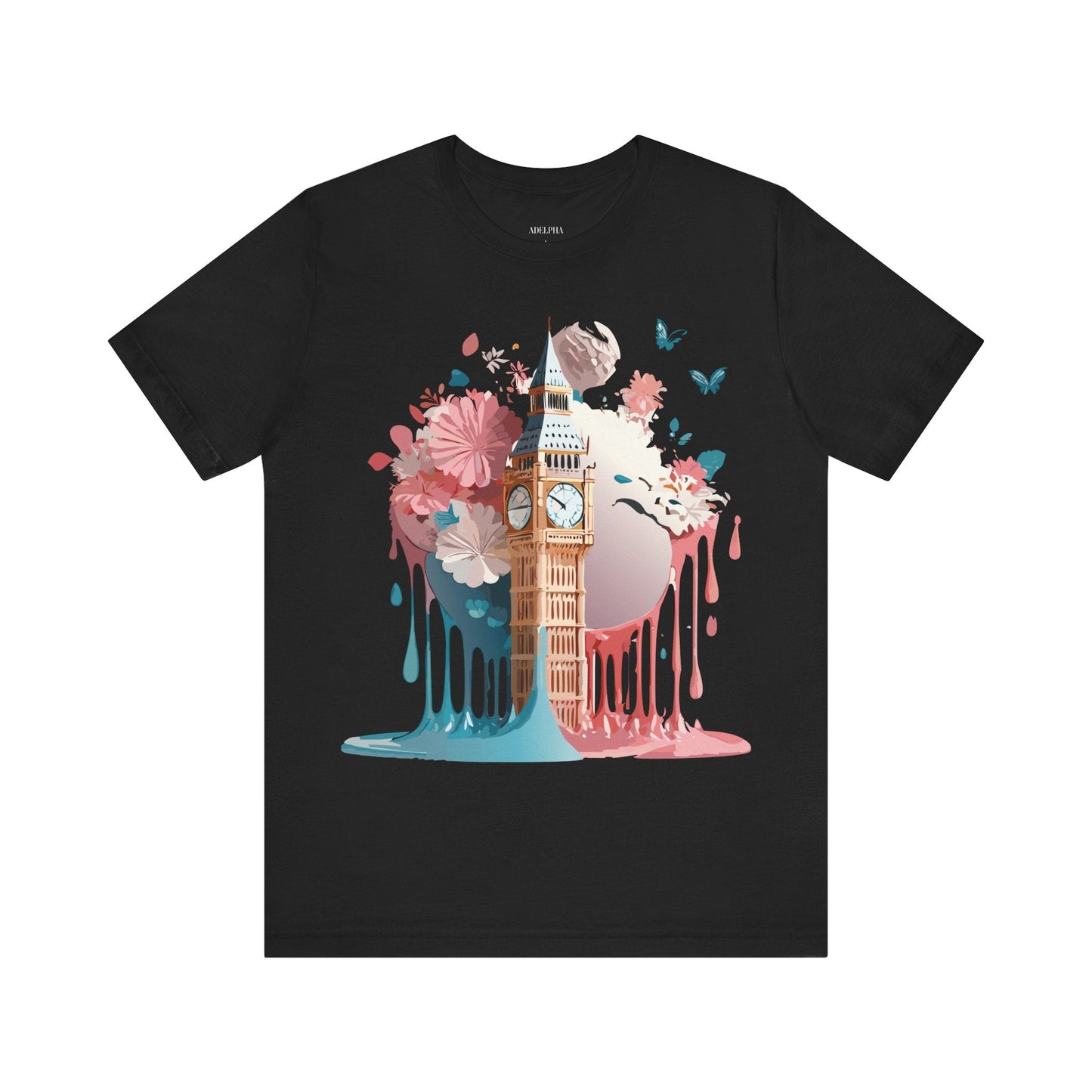 Adelpha London Graphic T Shirt Unisex Short Sleeve Tee For Everyday Style And Travel