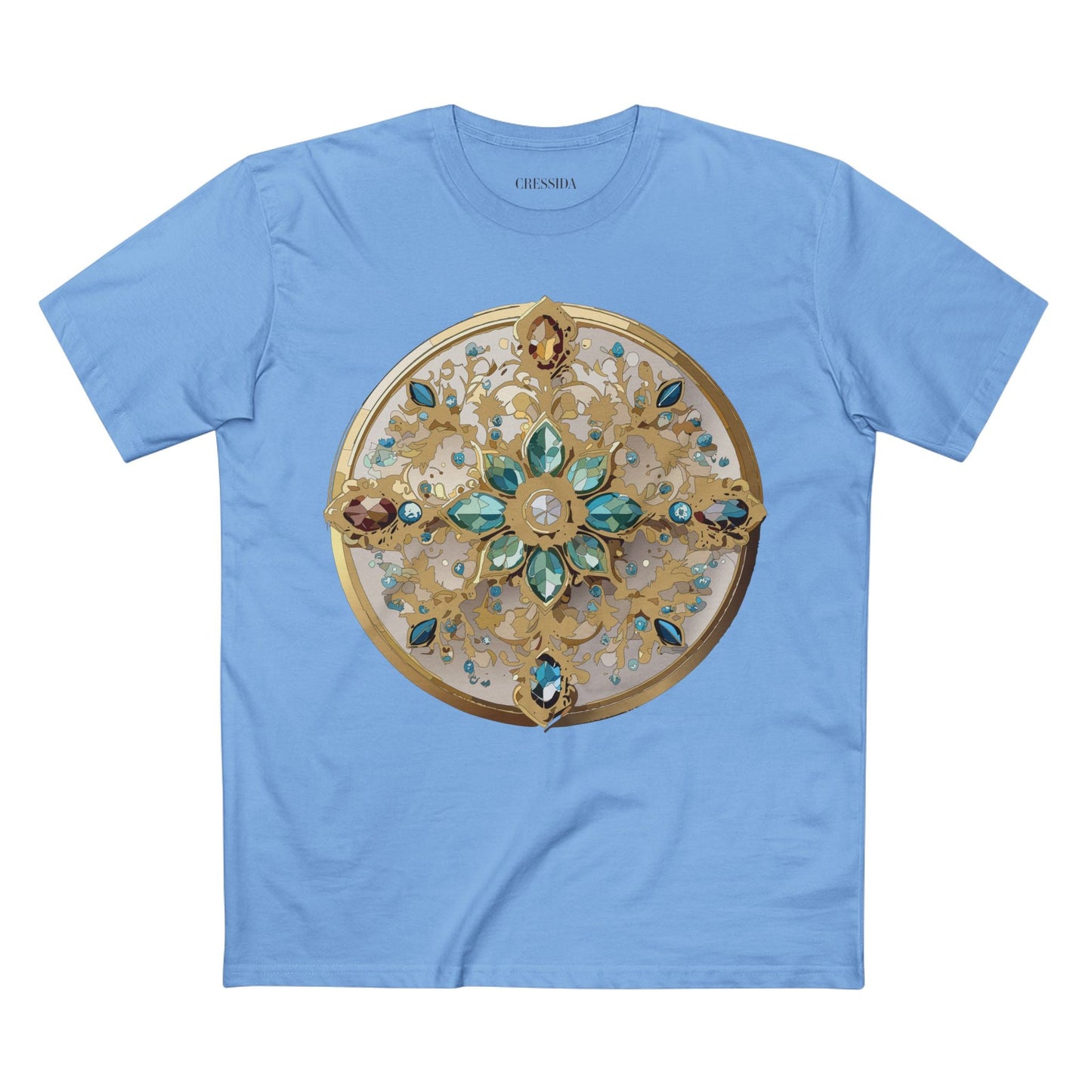 Medallion Graphic T-Shirt Unisex 100 Cotton With Gold Art Design Medal Tee 14