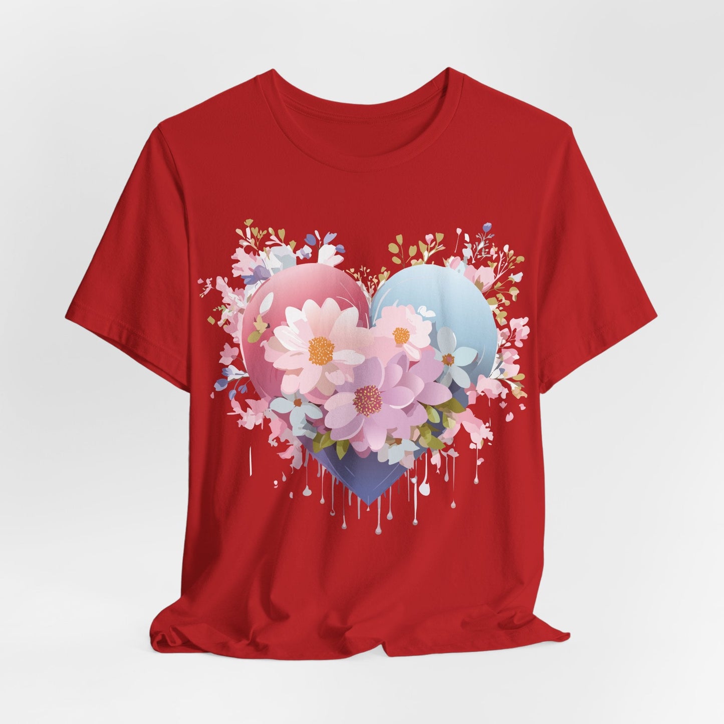 Valentine Graphic Tee Unisex Short Sleeve Vintage Inspired Artwork From Adelpha Premium Design