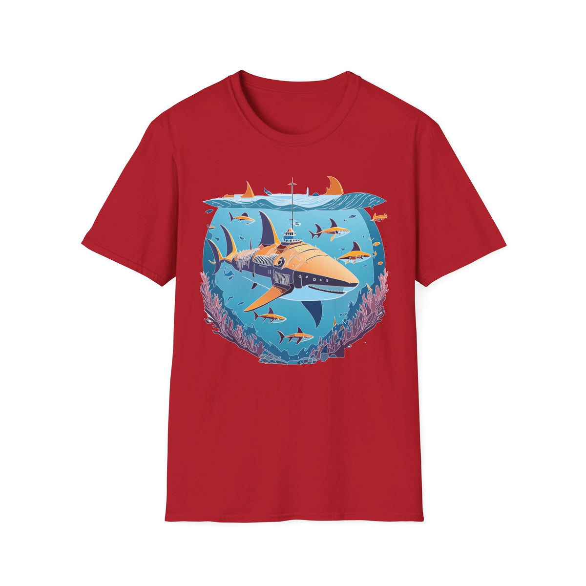 Ocean U boat Graphic Tee Gildan Unisex 100 Cotton Tee Shirt c28