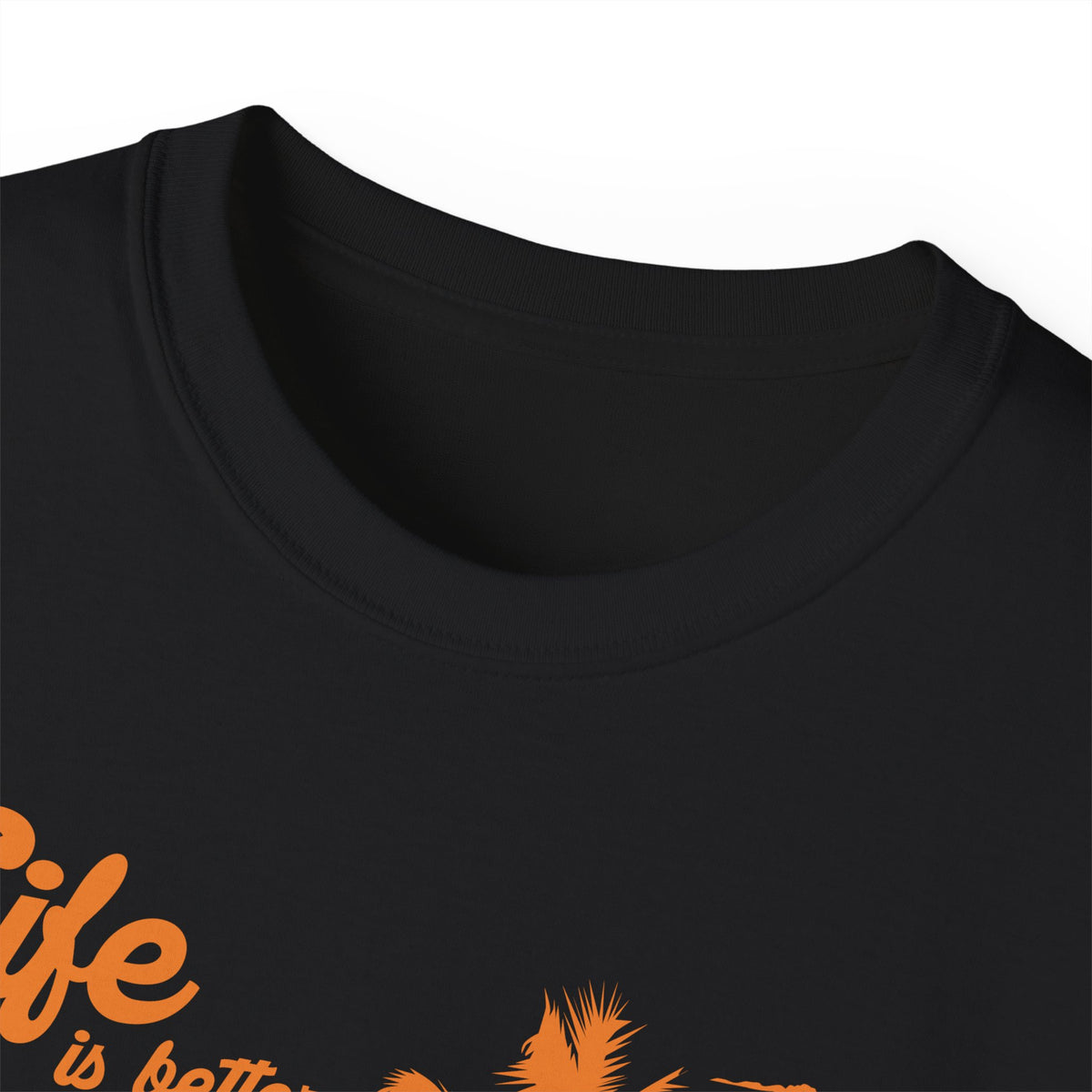 Life is Better at the Beach T-Shirt | Palm Tree Island Graphic Tee