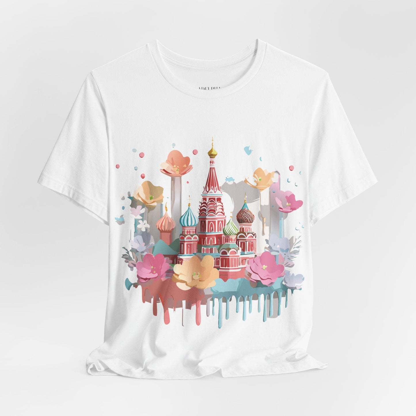 Unisex Graphic Tee From Adelpha Moscow Themed Tourist Shirt Vintage Inspired Art
