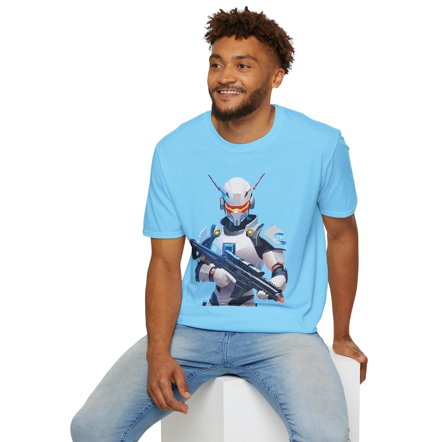 Robocop Shirt Unisex T Shirt With Robocop Artwork Gildan Softstyle 64000 Cotton Tee