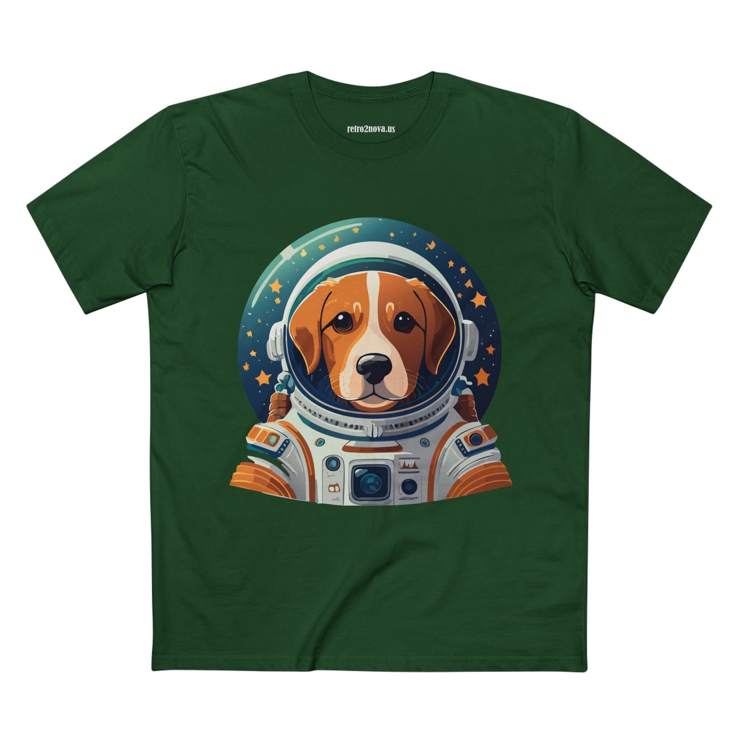 Unisex Premium Cotton Tee With Original Dog Art Shirt Design By Retro2Nova Discover Everyday Comfort And Style