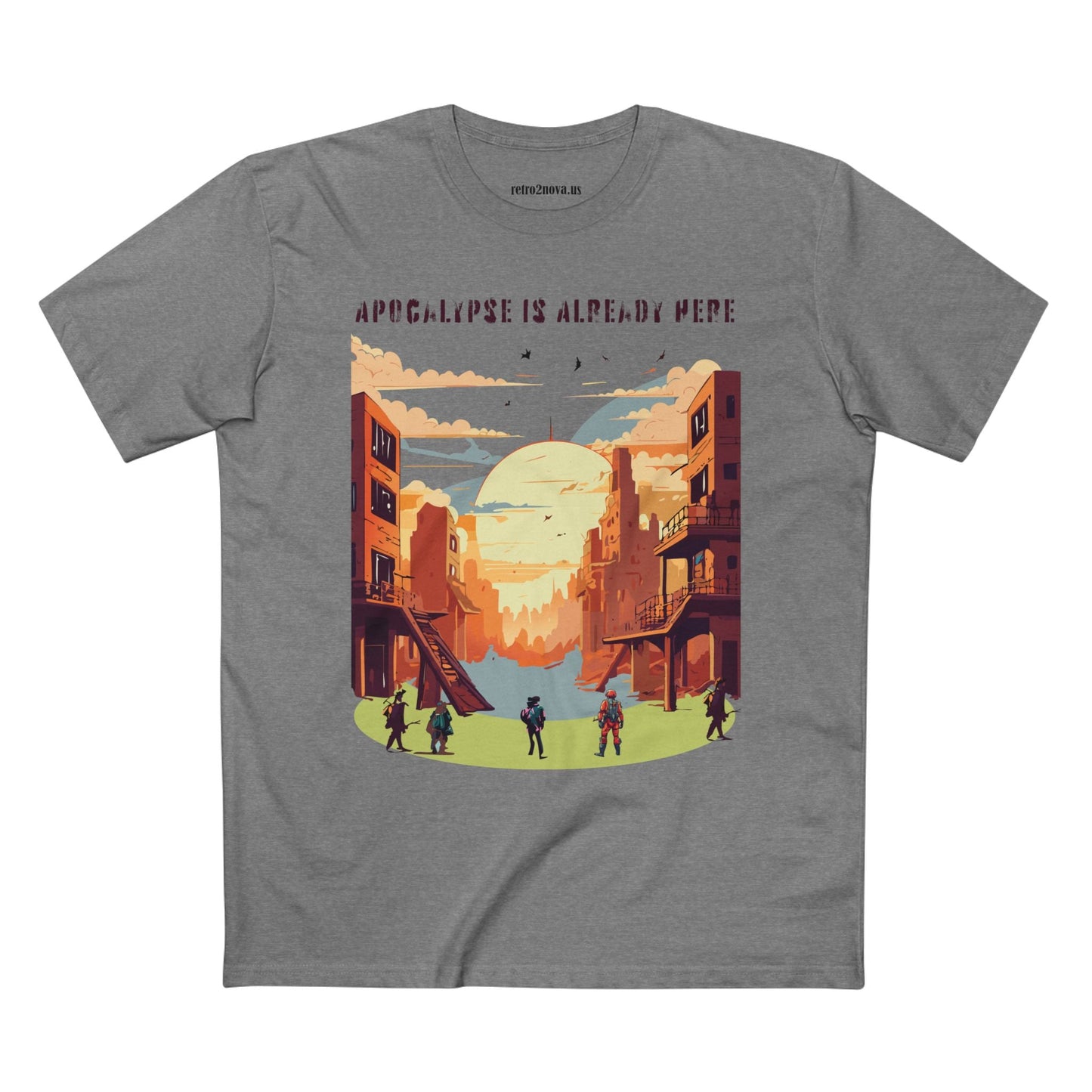 Cataclysm Doomsday Shirt Unisex Premium Cotton Tee Original Art Design Retro2Nova