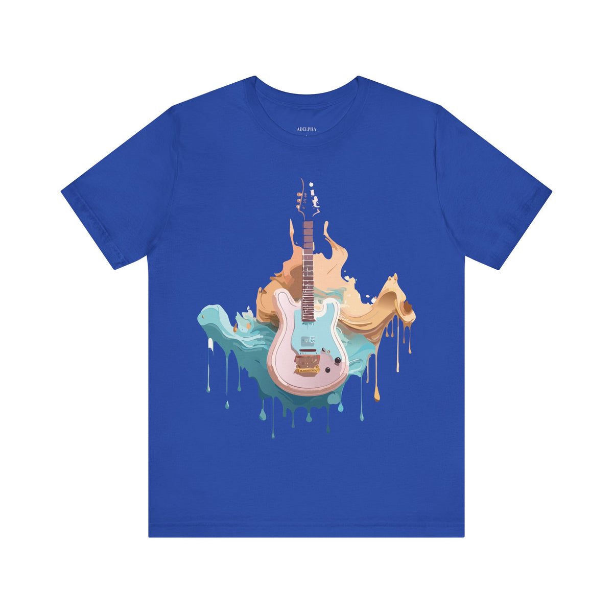 Music Graphic Unisex Cotton Bella+Canvas Tee with Art Design m98