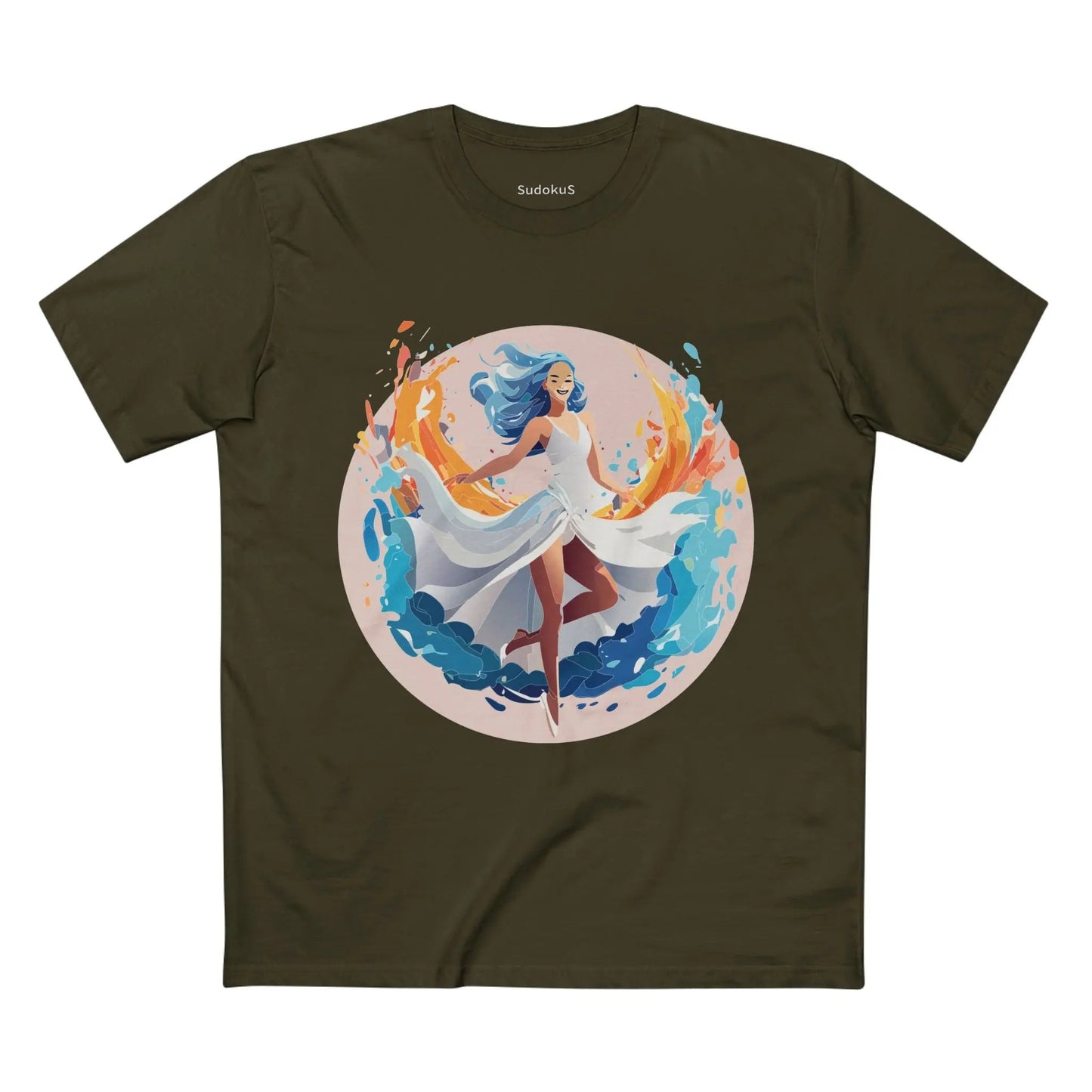 Dancer Graphic Unisex 100 Cotton Staple Tee 1