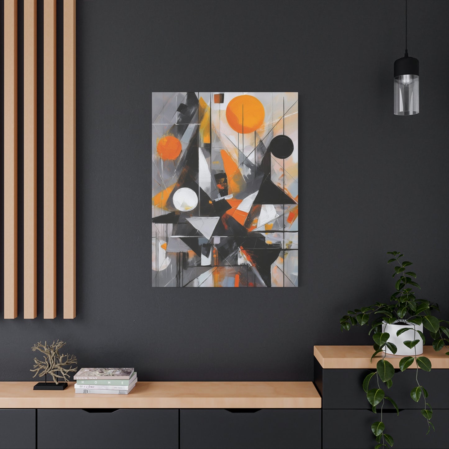 Abstract Oil Painting Print Canvas 20x24,20x30,24x30 24x32,24x36,30x40 32x48,36x48,40x60 Pine-Wood Inner Frame ABS-198