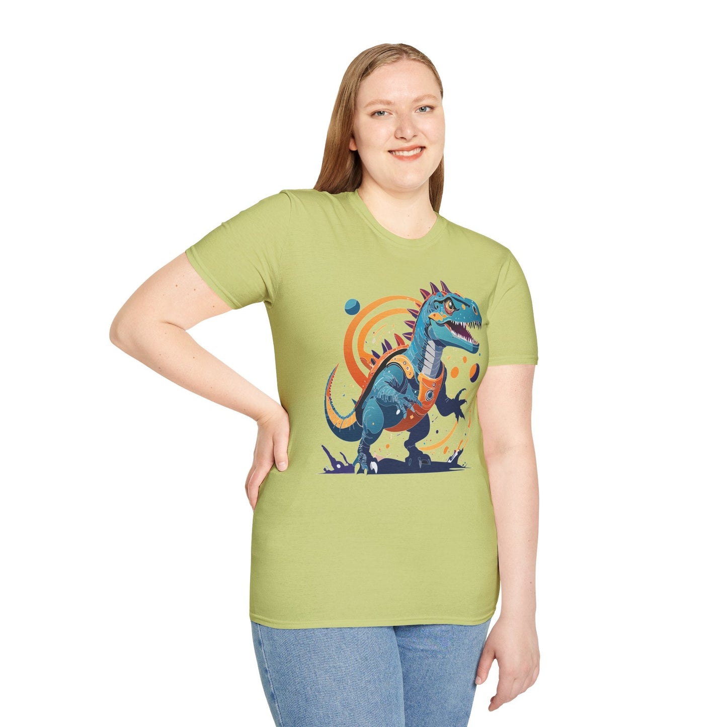 Unisex Alien T Shirt Cosmos Tee With Alien Design Gildan Softstyle 64000 Ring Spun Cotton