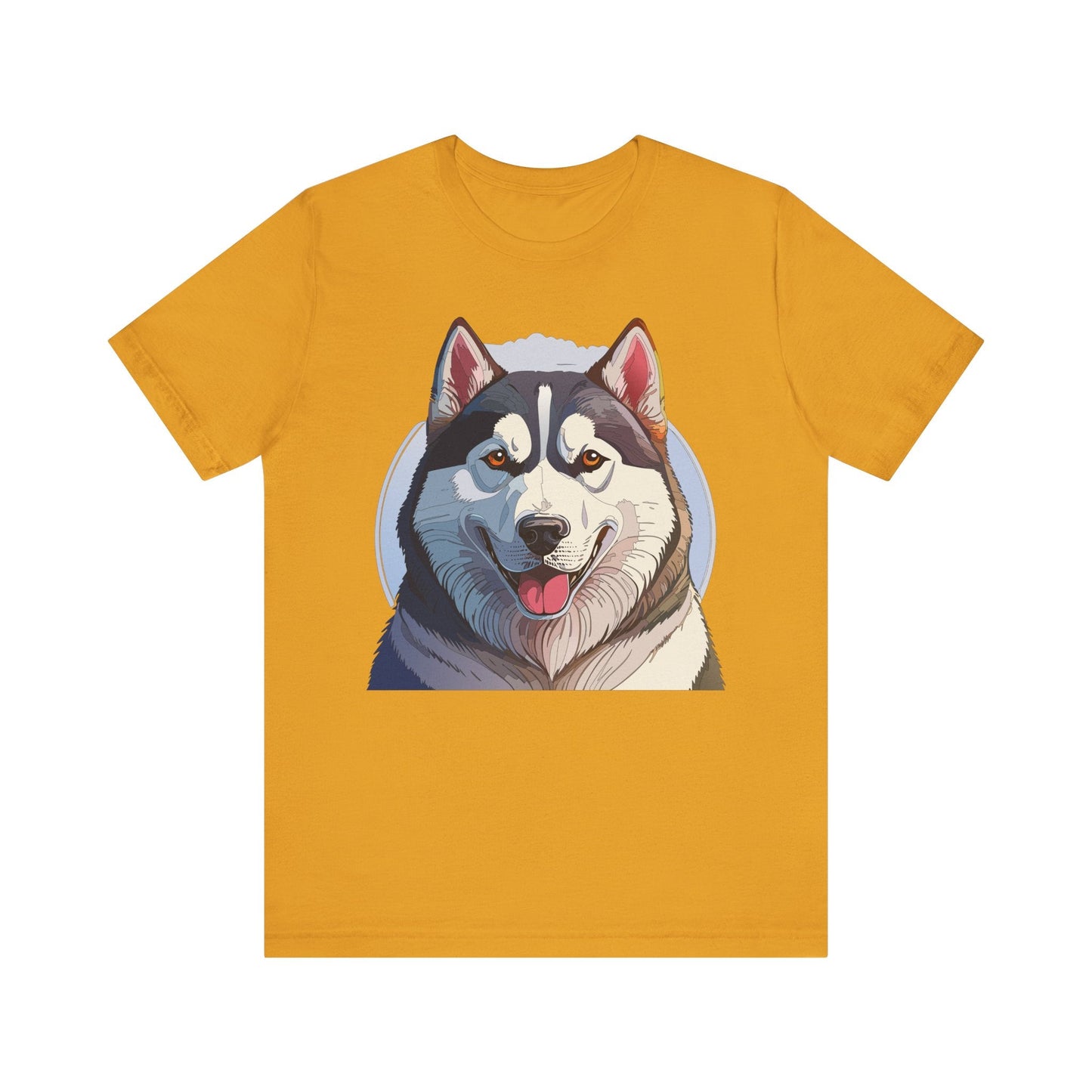 Unisex Animal Shirt Art Design Tee With Wild Animals Graphic Print Short Sleeve Style
