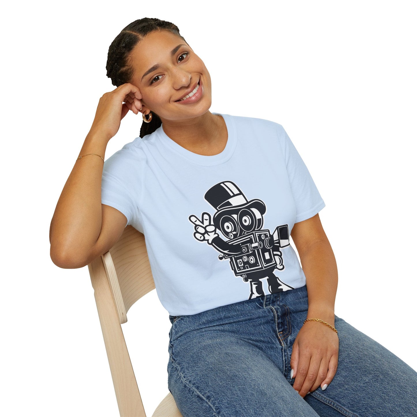Cartoon T Shirt Animation T Shirt Funny Tee Unisex Gildan Softstyle 64000 Comfort Fit All Day