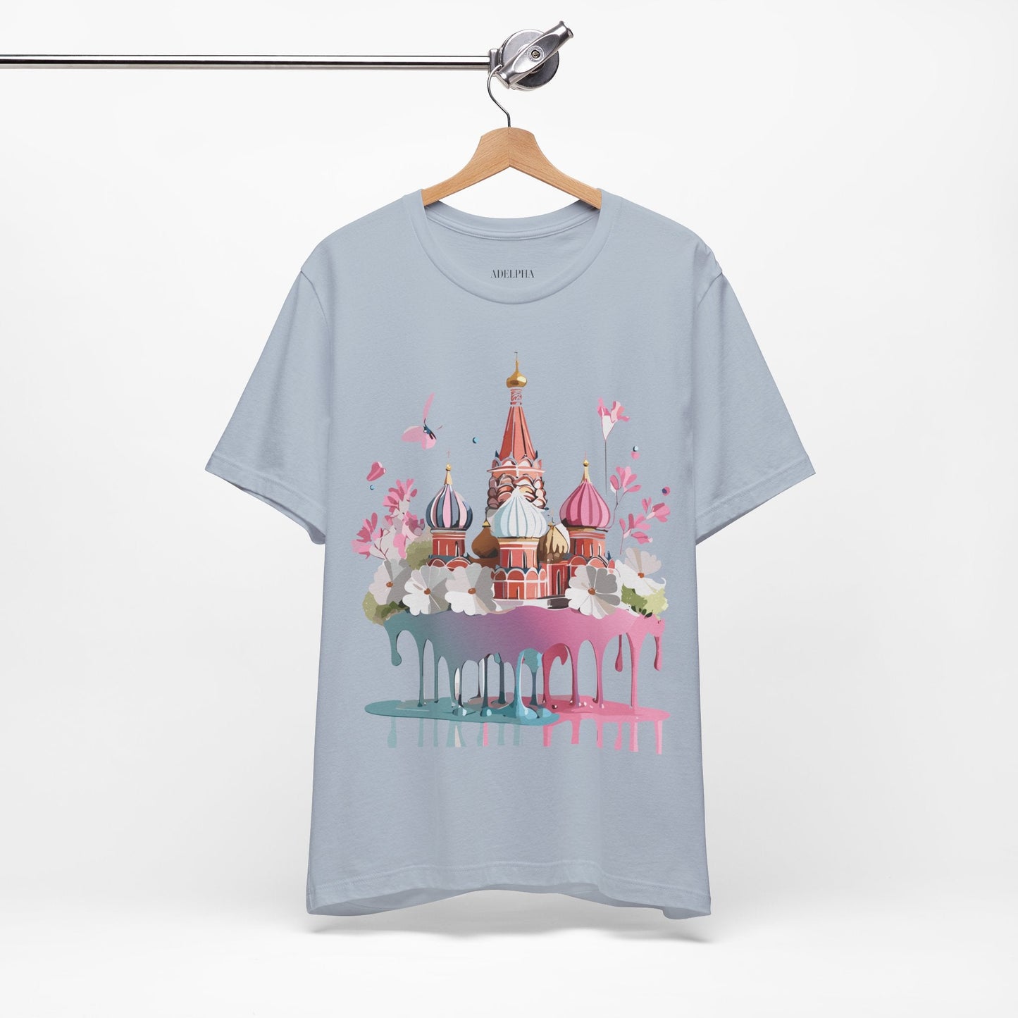 Premium Unisex Tourist Shirt Moscow Graphic Tee With Vintage Adelpha Artwork and Comfort