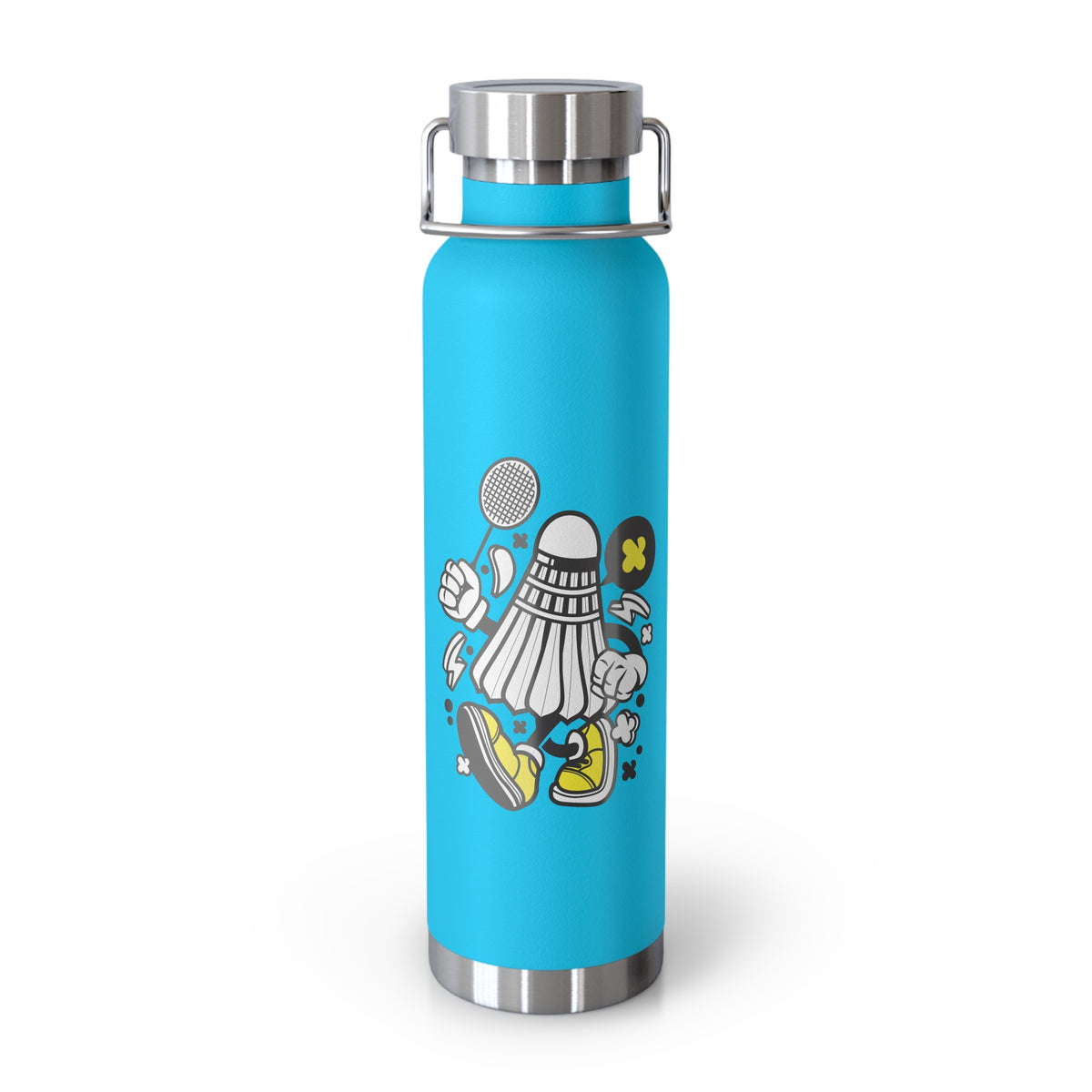 22oz Copper Insulated Water Bottle with Cartoon Design - CV35
