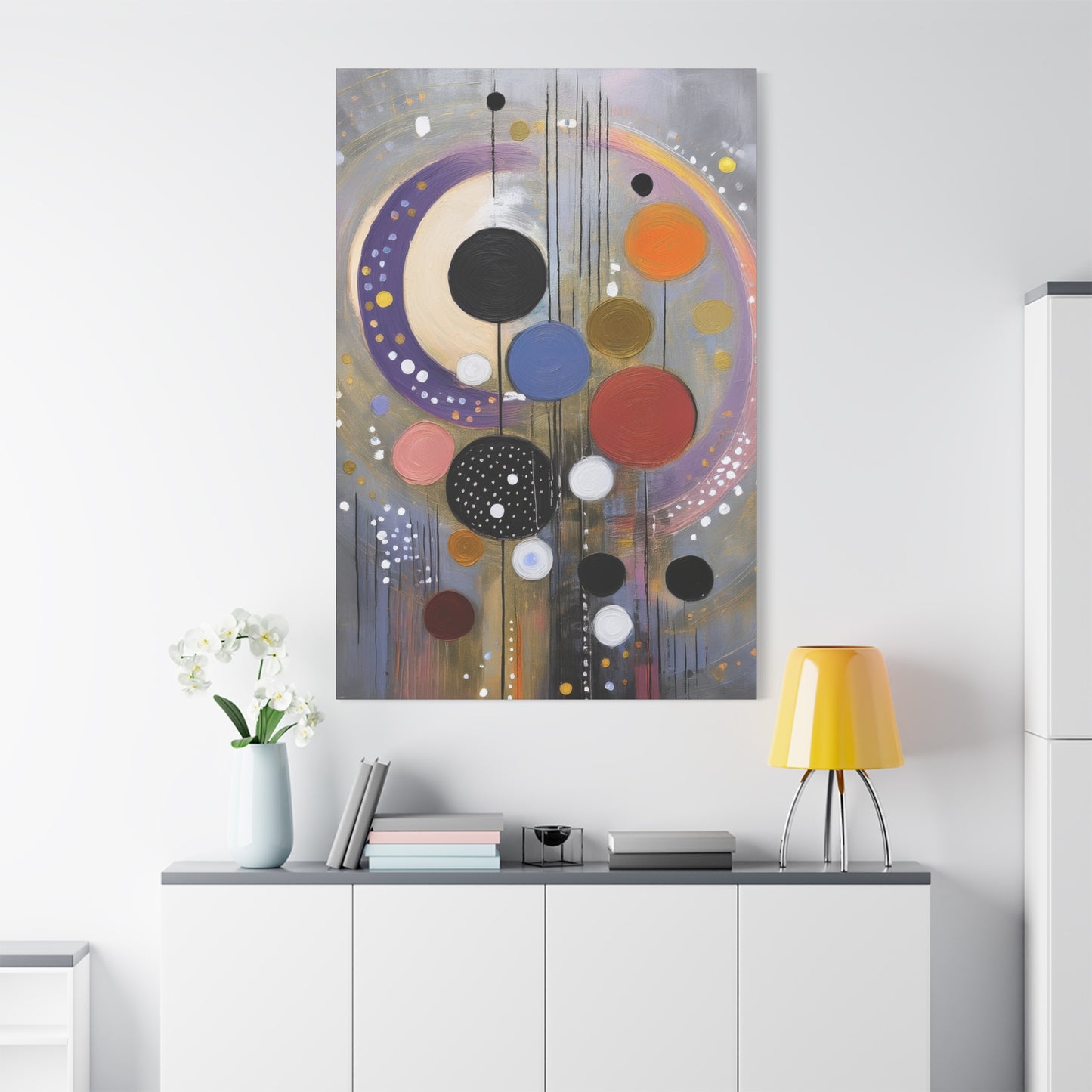 Abstract Oil Painting Print Canvas 20x24,20x30,24x30 24x32,24x36,30x40 32x48,36x48,40x60 Pine-Wood Inner Frame ABS-107