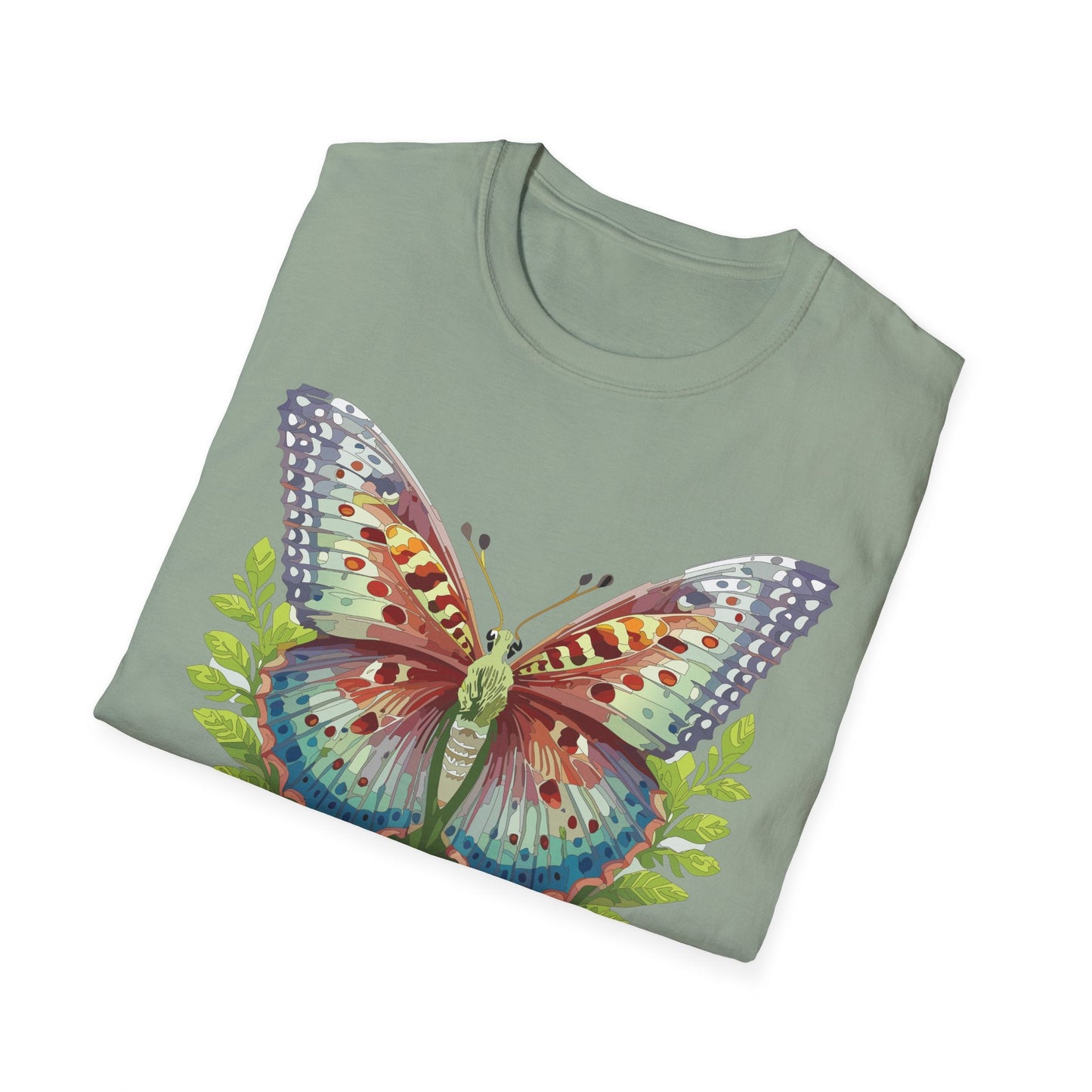 Butterfly Shirt Unisex T Shirt Gildan Softstyle 64000 Breathable Ring Spun Cotton Monarch Tee