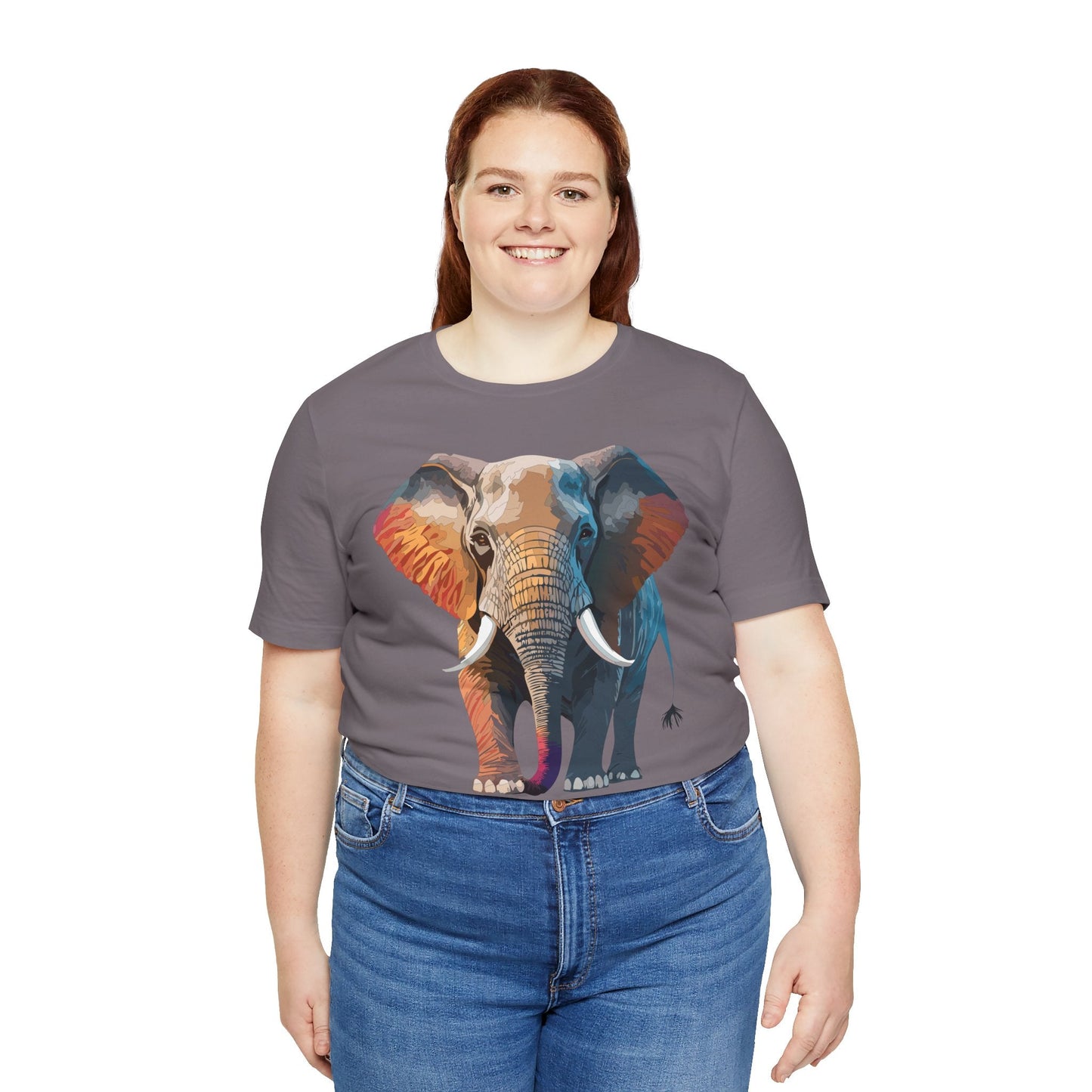 Unisex Animal Shirt With Animals Art Design Graphic Tee Short Sleeve Wild Animals