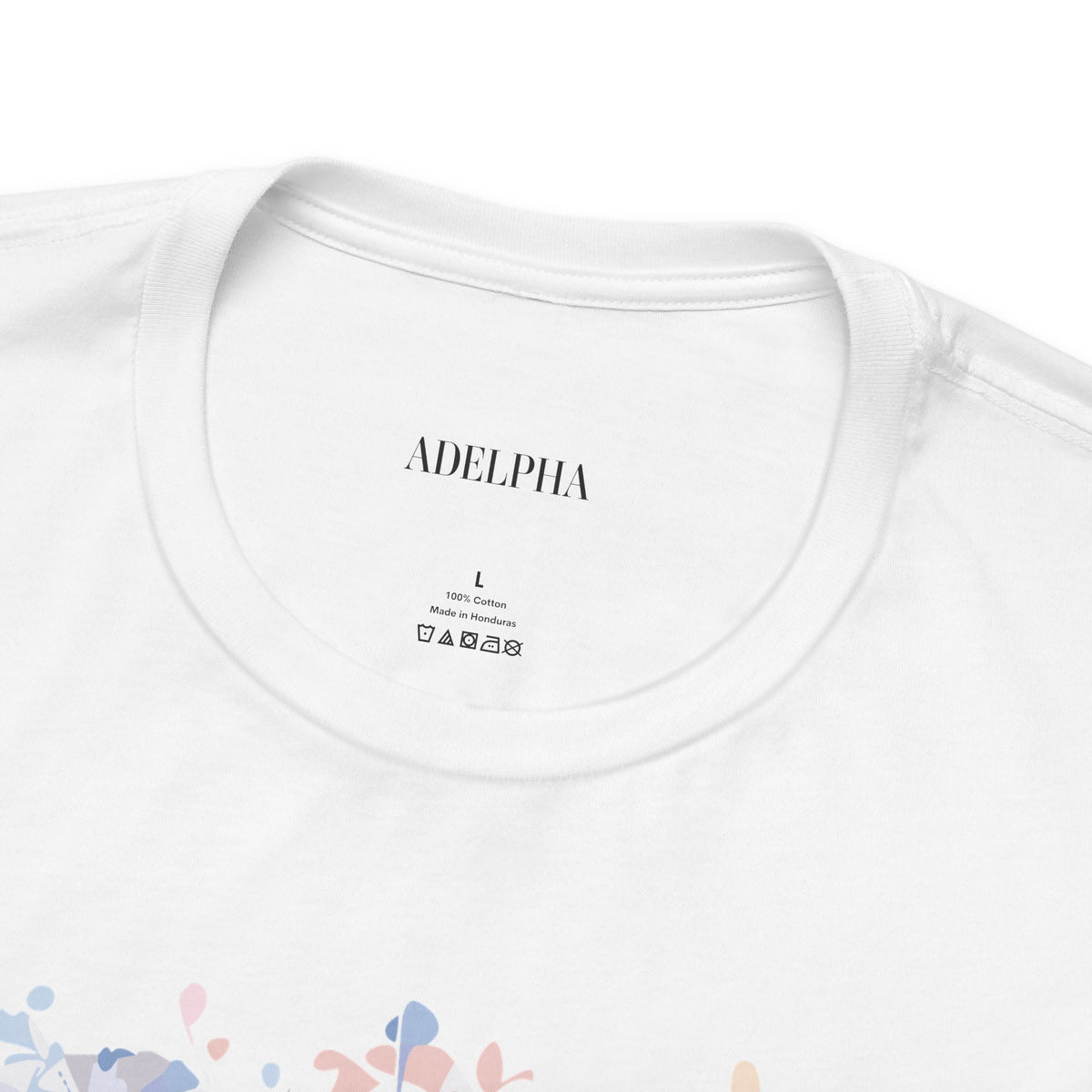 Letter Q Graphic Unisex Cotton Bella+Canvas Tee with Art Letter Design