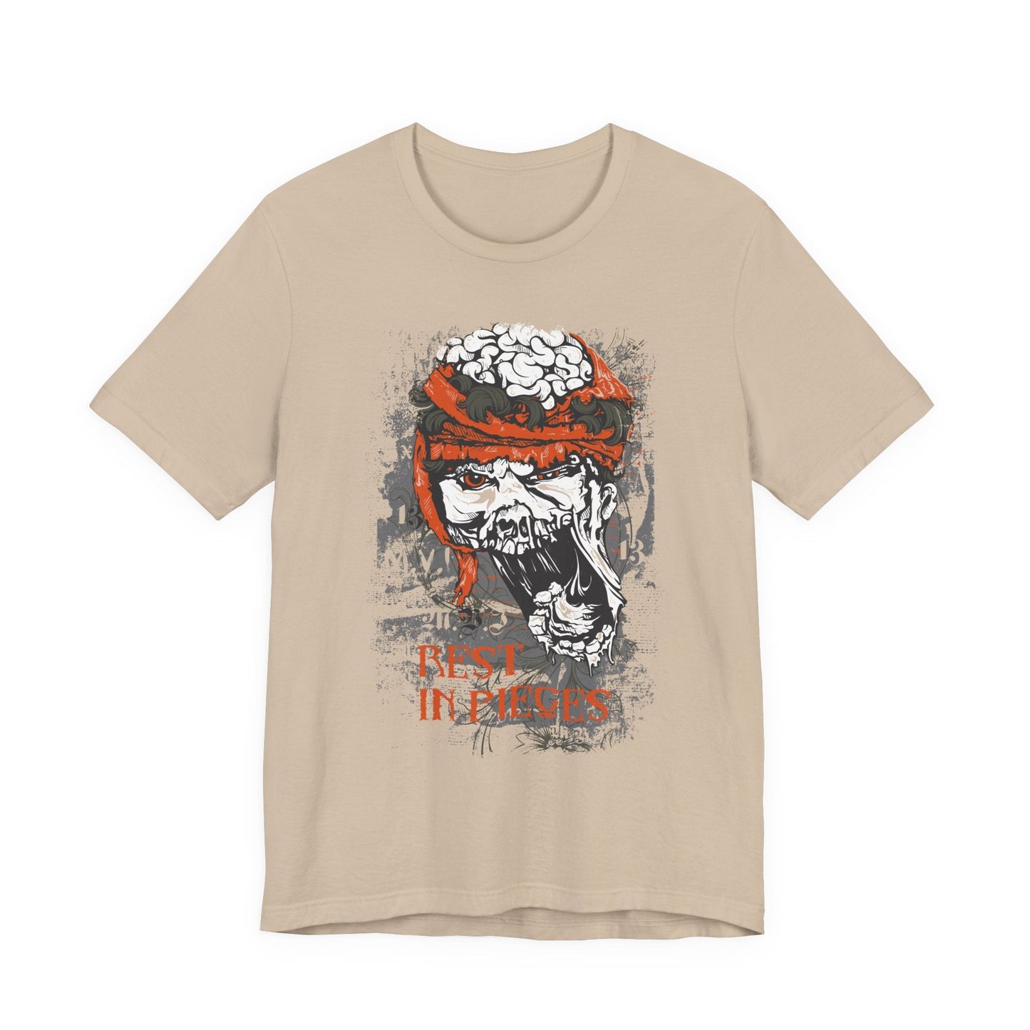 Skull Graphic Unisex Cotton T-Shirt r10