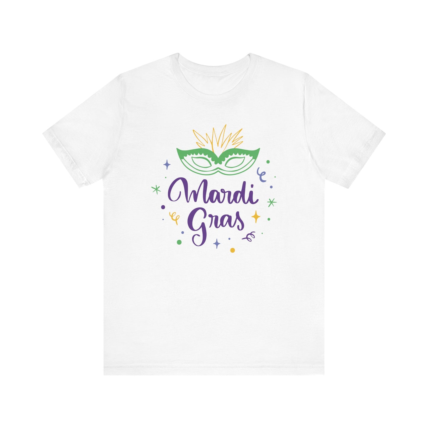 Tee-shirt en coton unisexe pour Mardi Gras