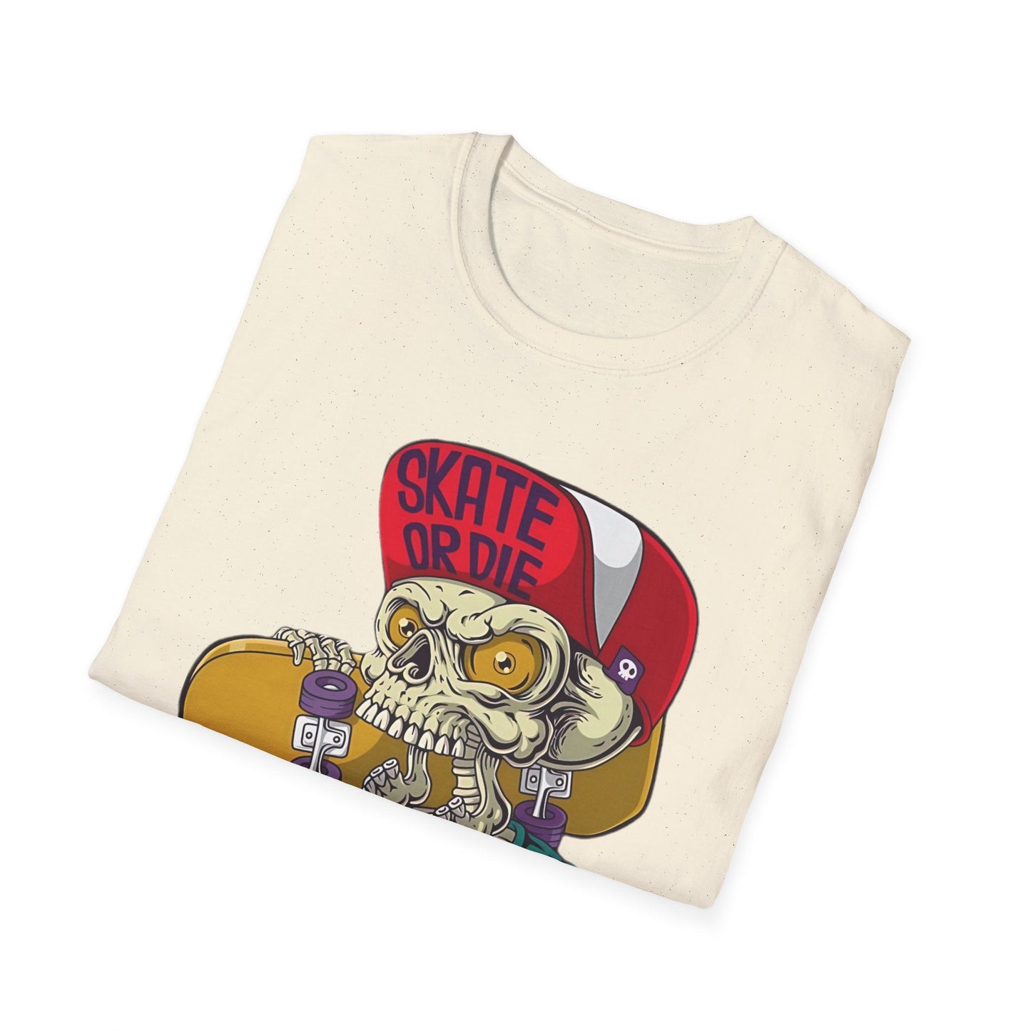 Skull T Shirt Skeleton Tee Unisex Softstyle Cotton Gildan 64000 Graphic Tee For Everyday Wear