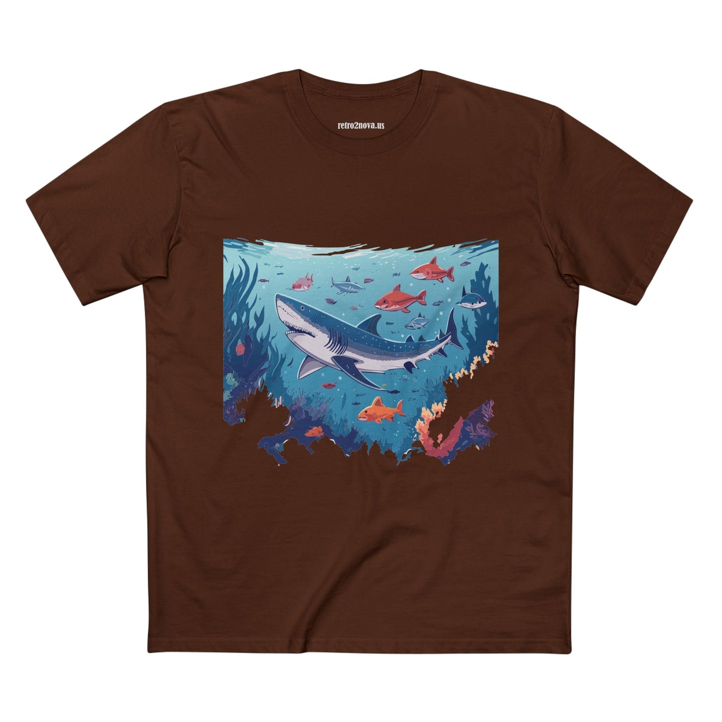 Ocean Shirt Ocean Pacific OP6 Unisex Premium Cotton Tee With Original Art By Retro2Nova