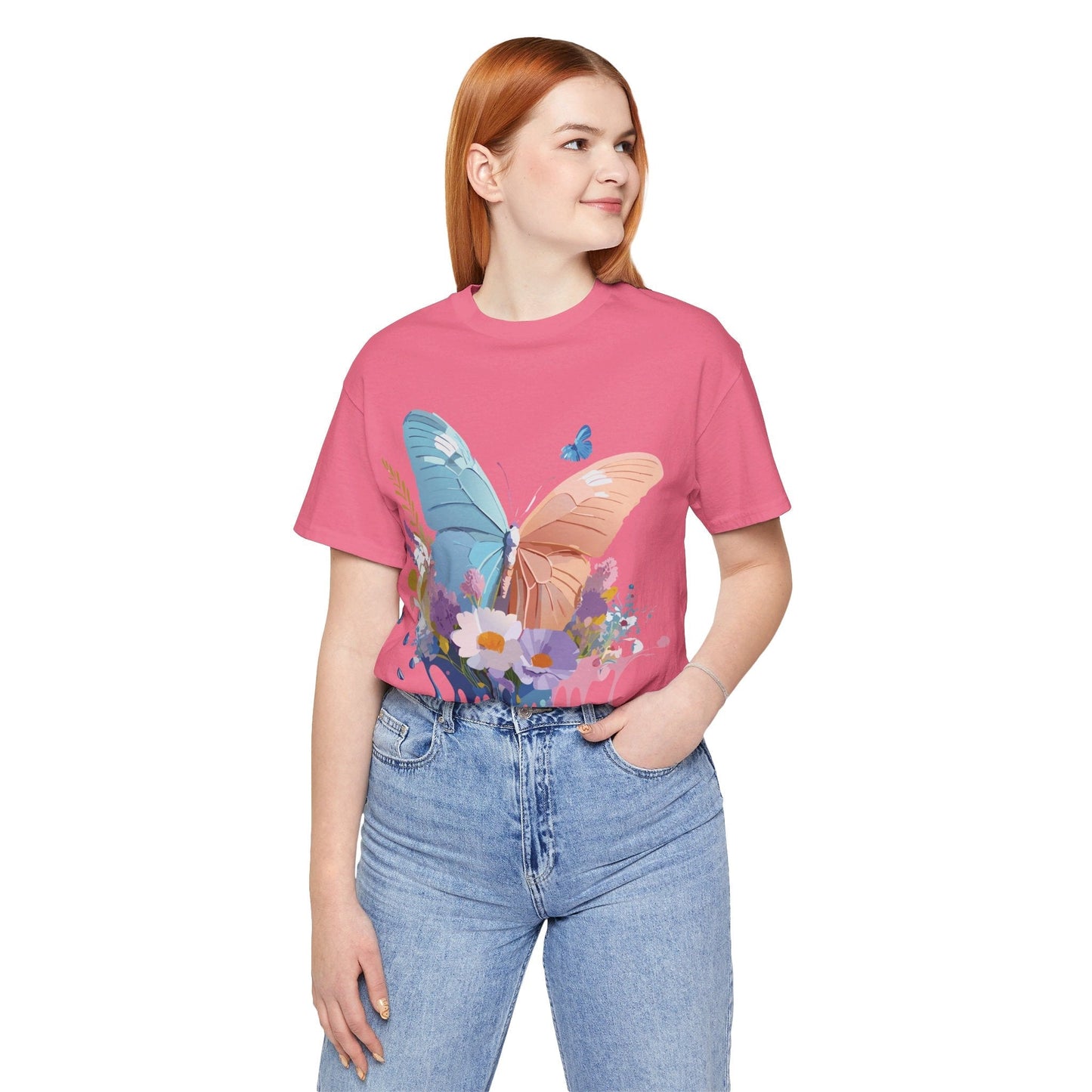 Butterfly Graphic Tee By Adelpha Unisex Vintage Inspired Art Shirt