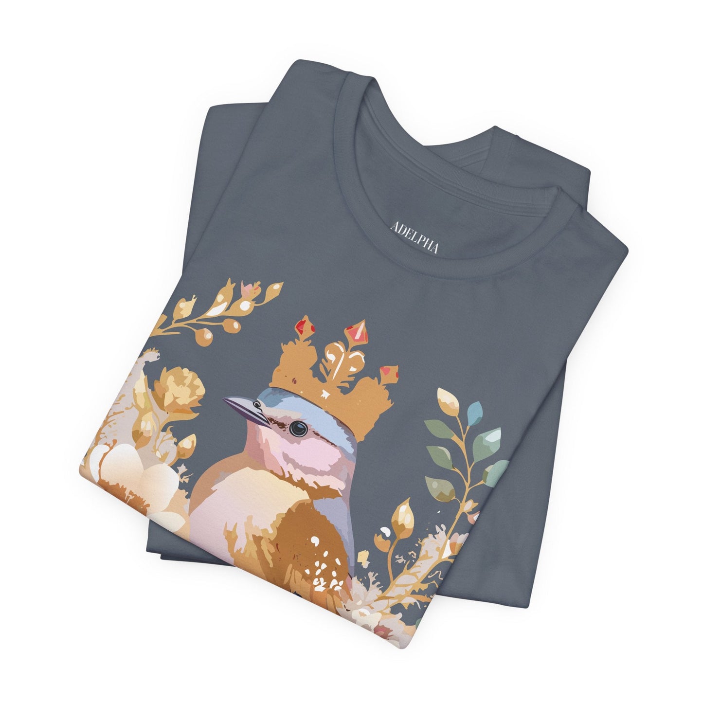 Medallion Graphic Tee Unisex Art Design Adelpha Vintage Inspired Short Sleeve Tee