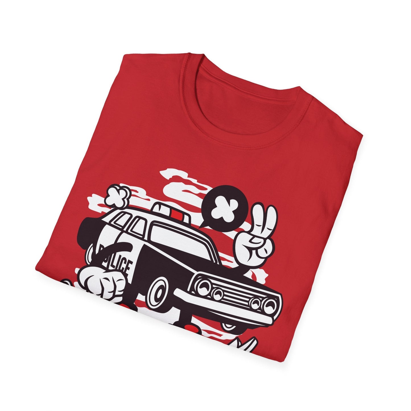 Cartoon T Shirt Animation Tee Funny Unisex Gildan Softstyle 64000 Cotton Tee Comfort
