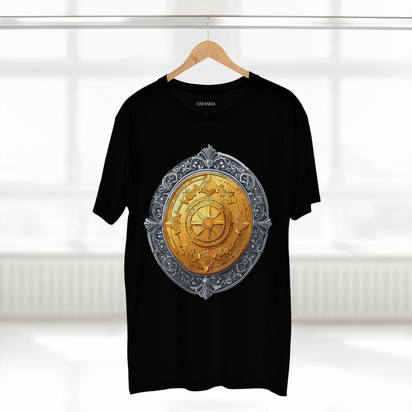 Antique Gold Coin Graphic Design T-Shirt Unisex 100 Cotton With Golden Print Artwork Tee 10