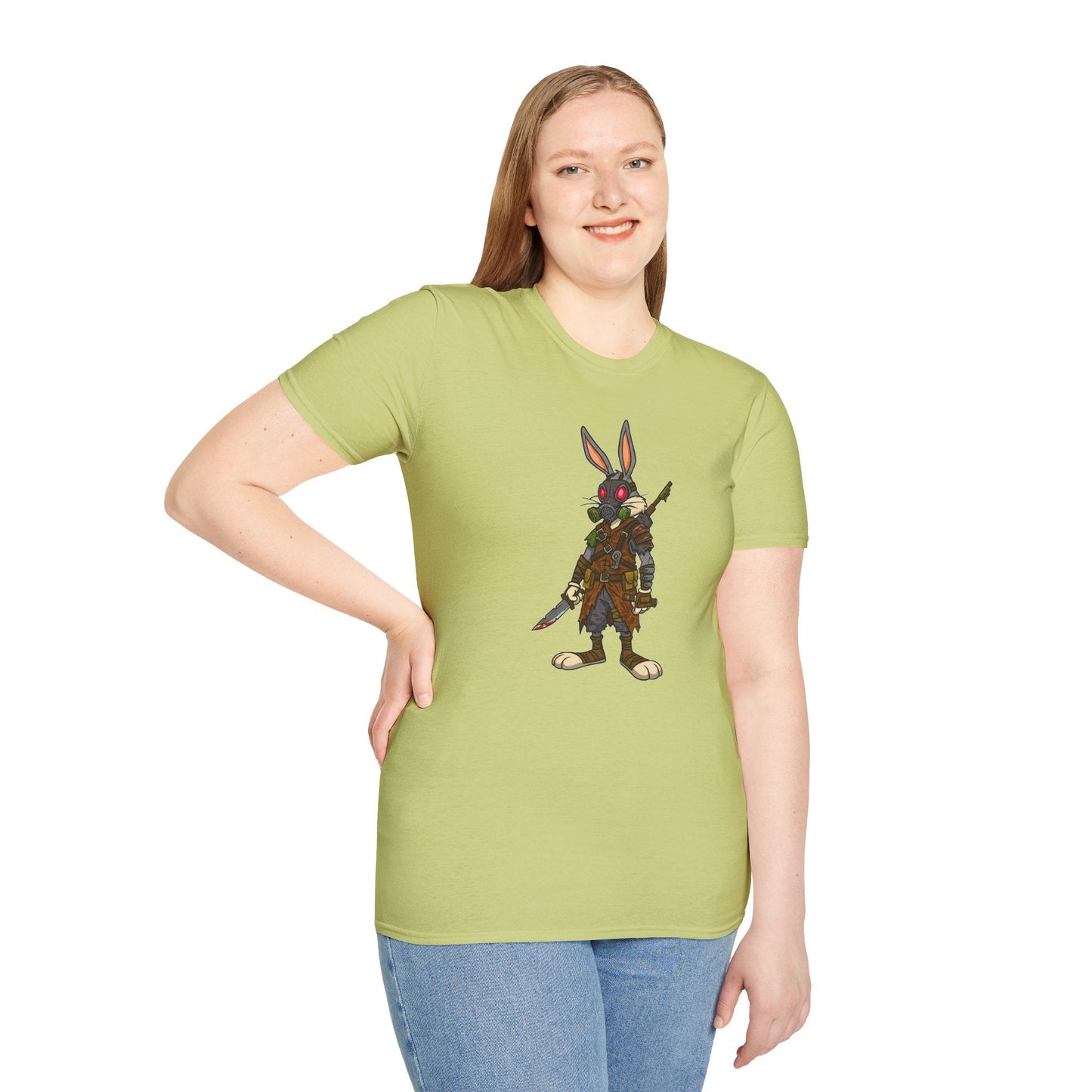 Bugs Bunny T Shirt Unisex Cartoon Tee 100 Percent Cotton Softstyle 64000 With Classic Animation Art