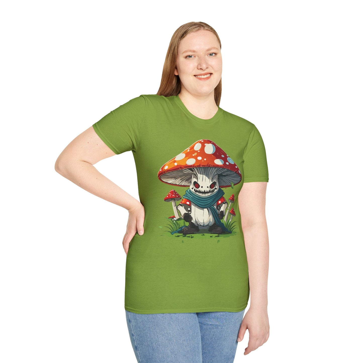 Unisex Mashroom T Shirt Funny Fungus Inspired Design Gildan Softstyle 64000 Tee Shirt
