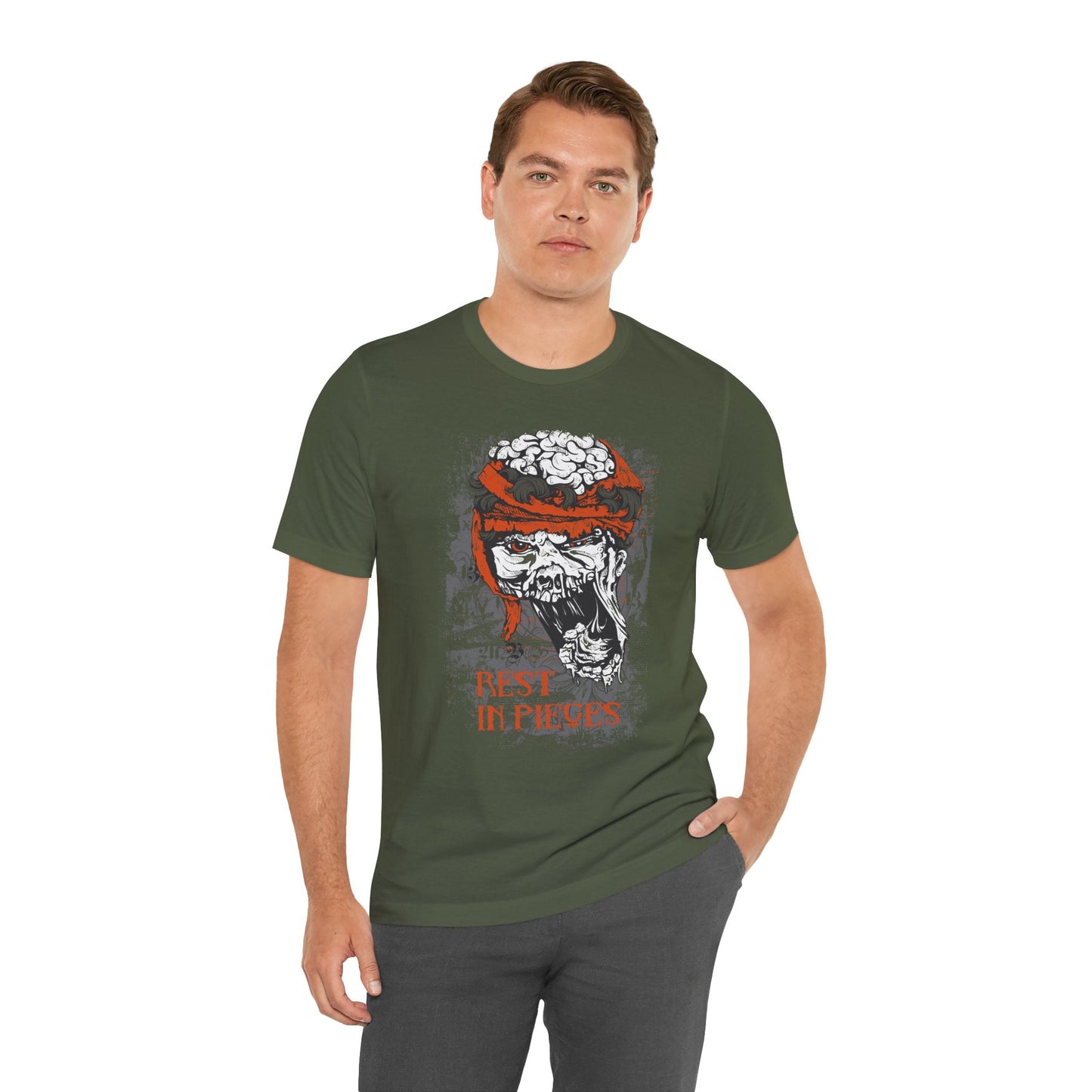Skull Graphic Unisex Cotton T-Shirt r10