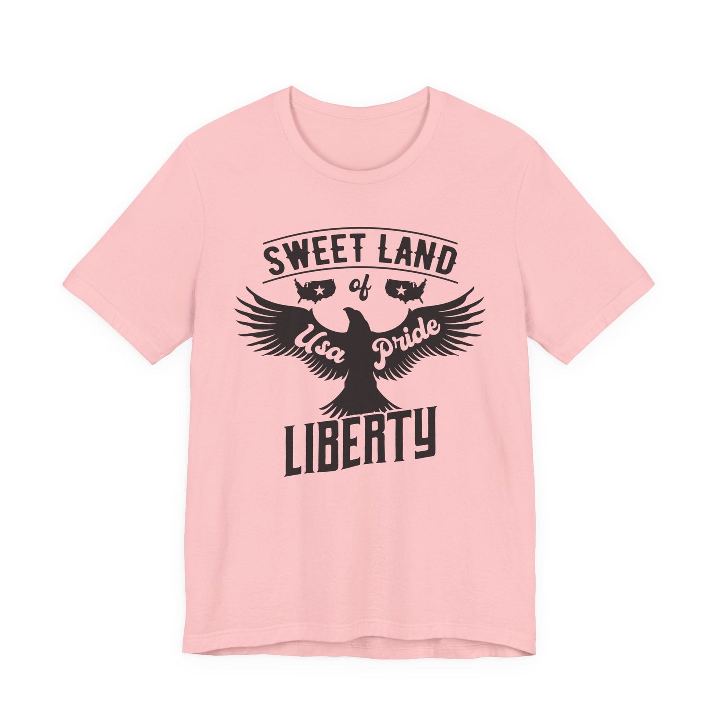 Liberty Eagle Graphic Unisex Cotton T-Shirt a4