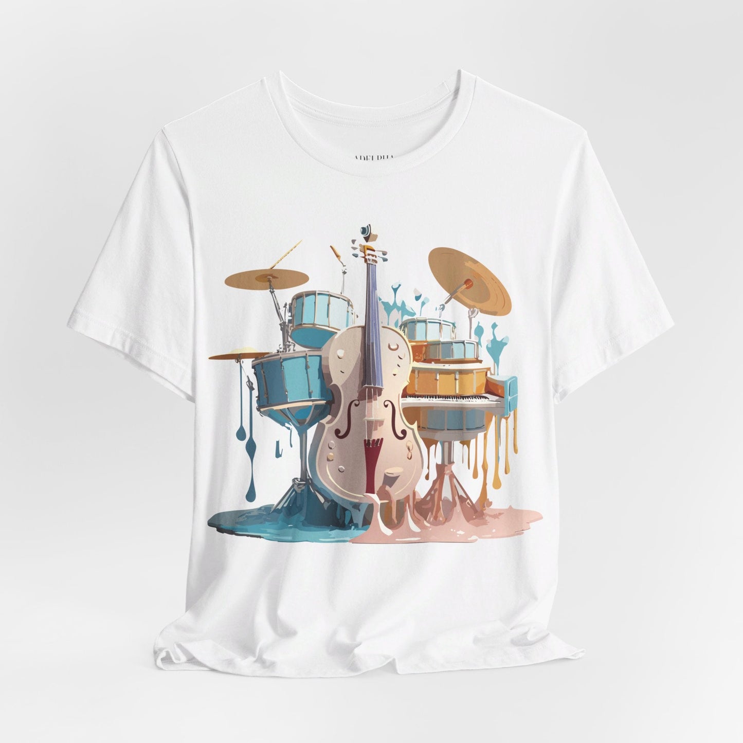 Adelpha Music Graphic T Shirt Unisex Jersey Short Sleeve Vintage Inspired Artwork Tee