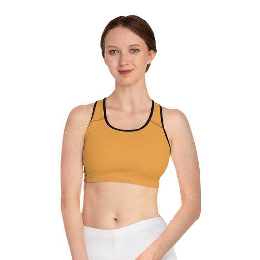 Orange Color Sports Bra, Orange Sports Bra 8