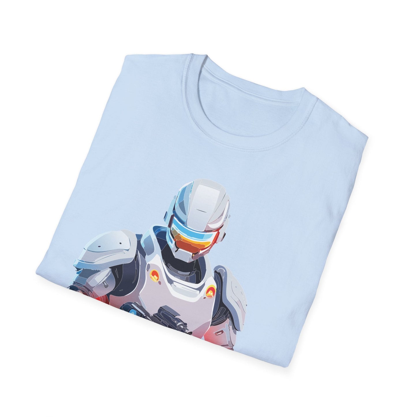 Robocop Themed Unisex Softstyle T Shirt With Robocop Art Design Cotton Tee Premium Comfort