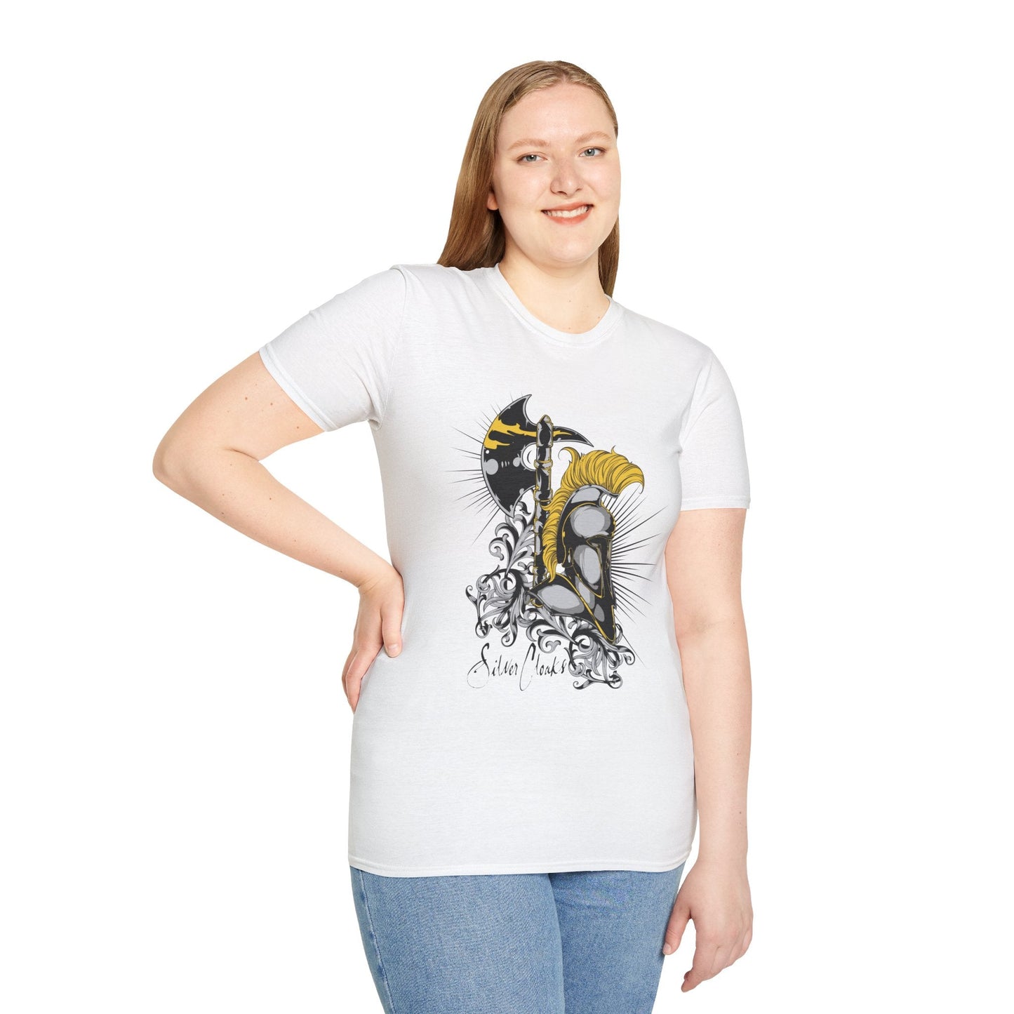 Unisex Art Graphic Shirt 100 Percent Ring Spun Cotton Softstyle Tee For Everyday Comfort And Style
