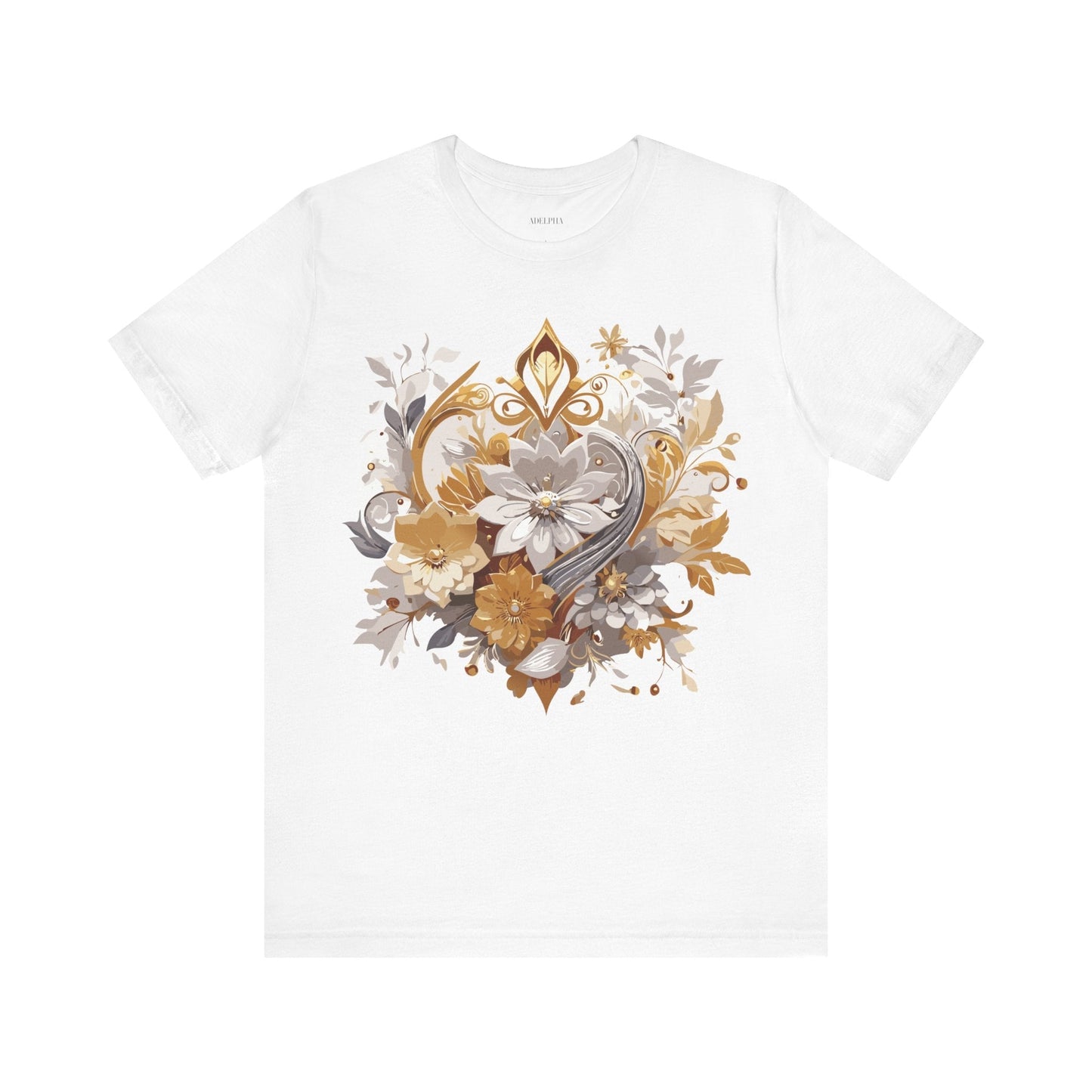 Adelpha Vintage Inspired Unisex Graphic Tee Short Sleeve Jersey Art Design Premium Casual Wear