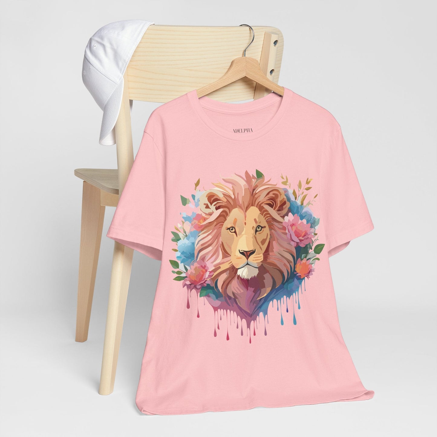 Lion Graphic T Shirt Unisex Short Sleeve Tee Vintage Inspired Adelpha Artwork Apparel