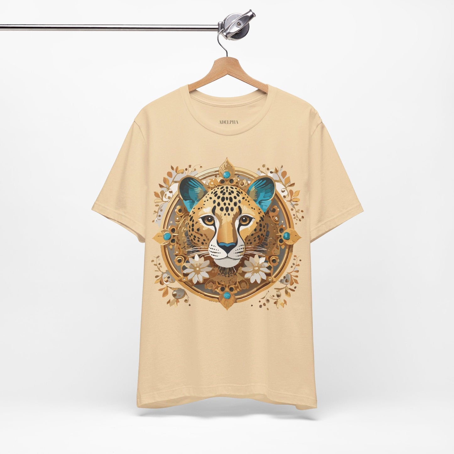 Medallion Shirt Graphic Tee Unisex Short Sleeve Vintage Inspired Artwork By Adelpha