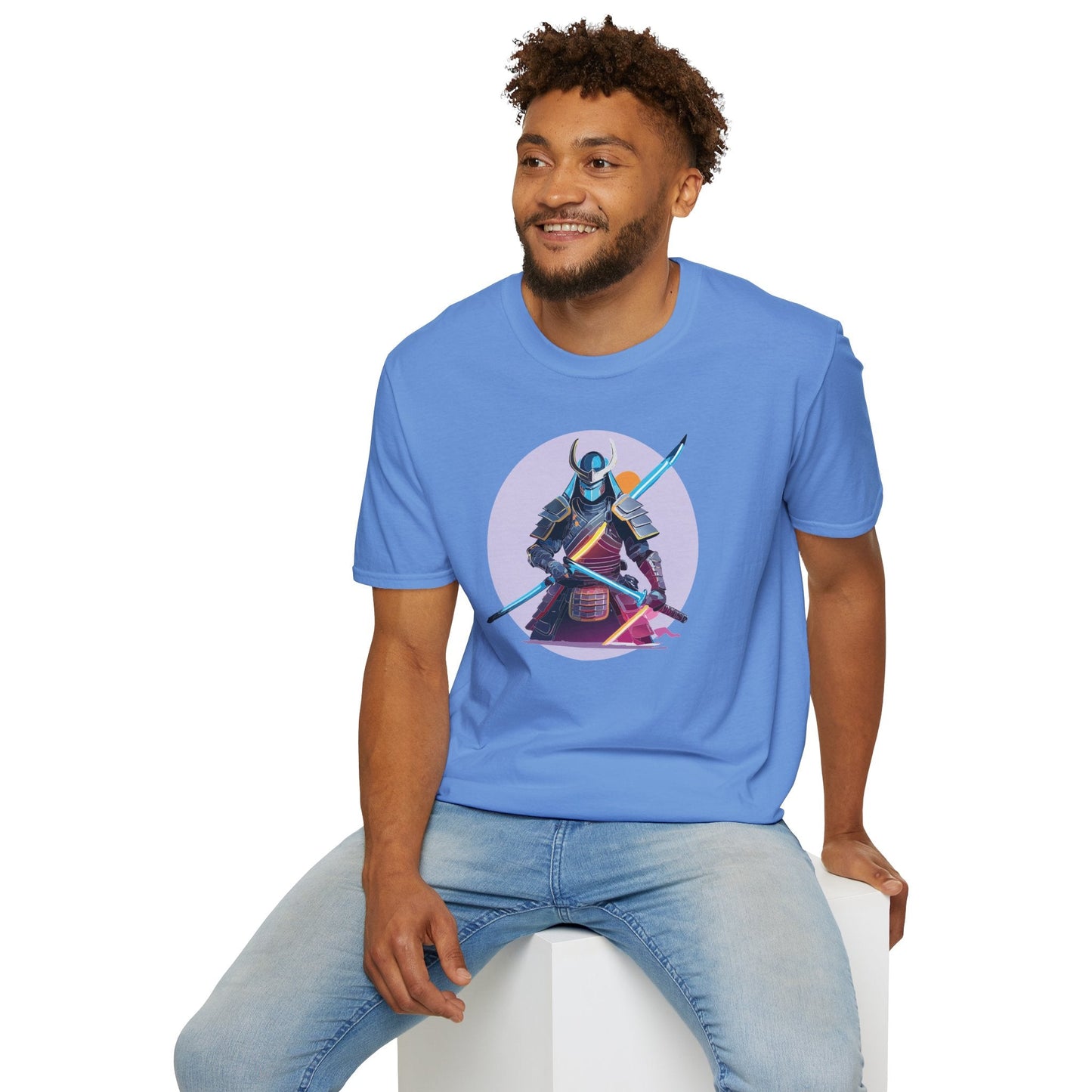 Samurai Shirt Unisex Gildan Softstyle Tee 100 Percent Cotton Lightweight Comfort