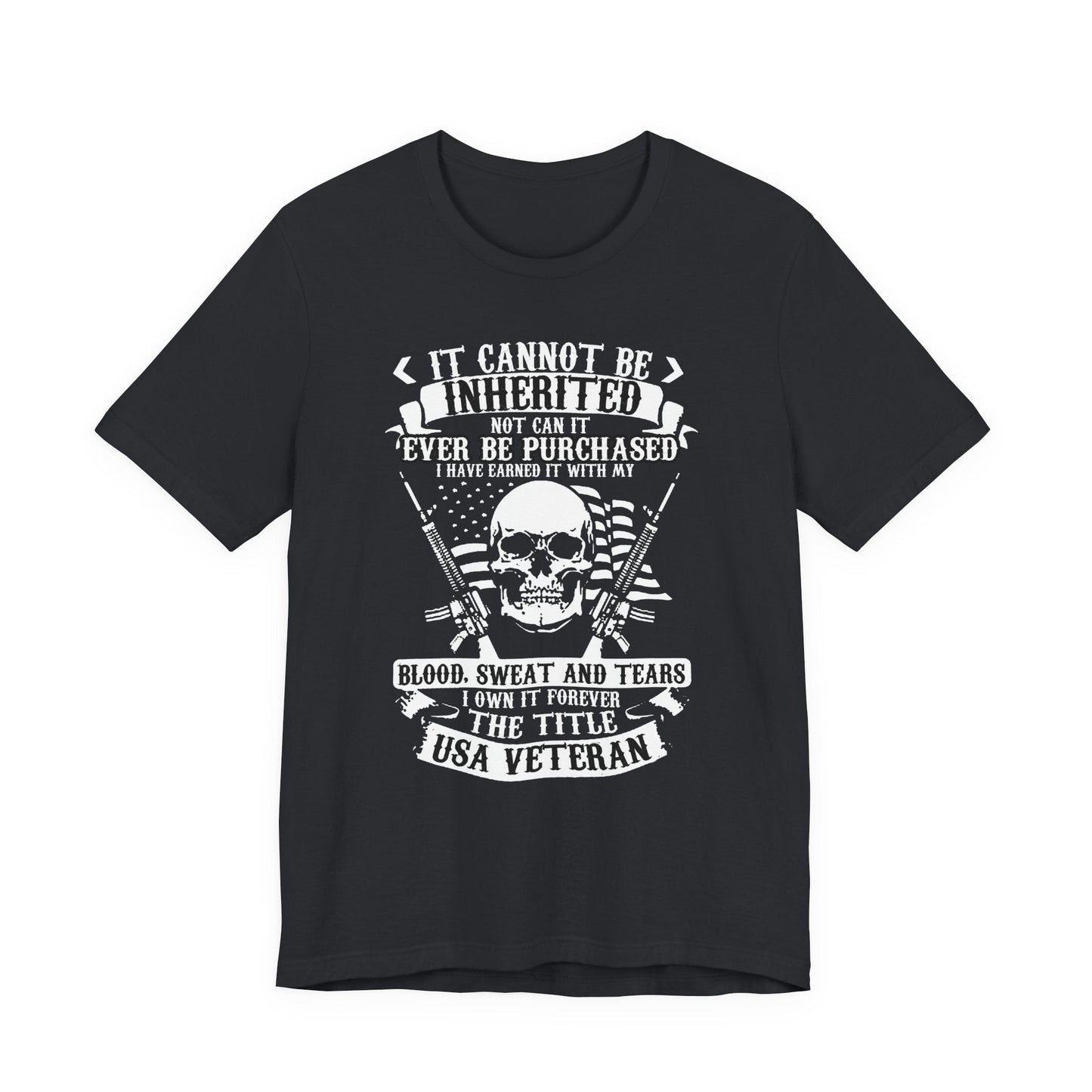 Army Veteran Patriotic Graphic Design Unisex Cotton T-Shirt v54