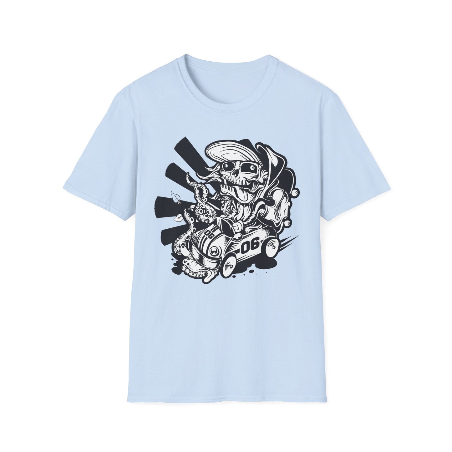 Cartoon Animation T Shirt Unisex Softstyle 64000 Cotton Tee With Fun Art Design Graphics
