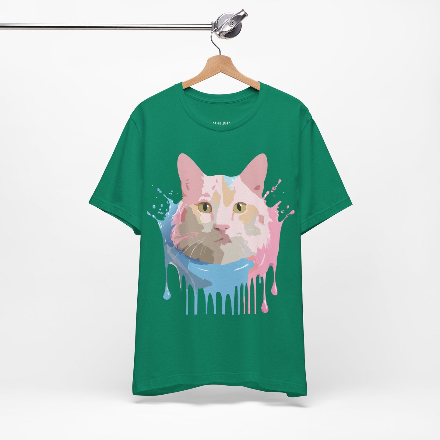 Cat Graphic Tee Unisex Shirt With Vintage Artwork From Adelpha
