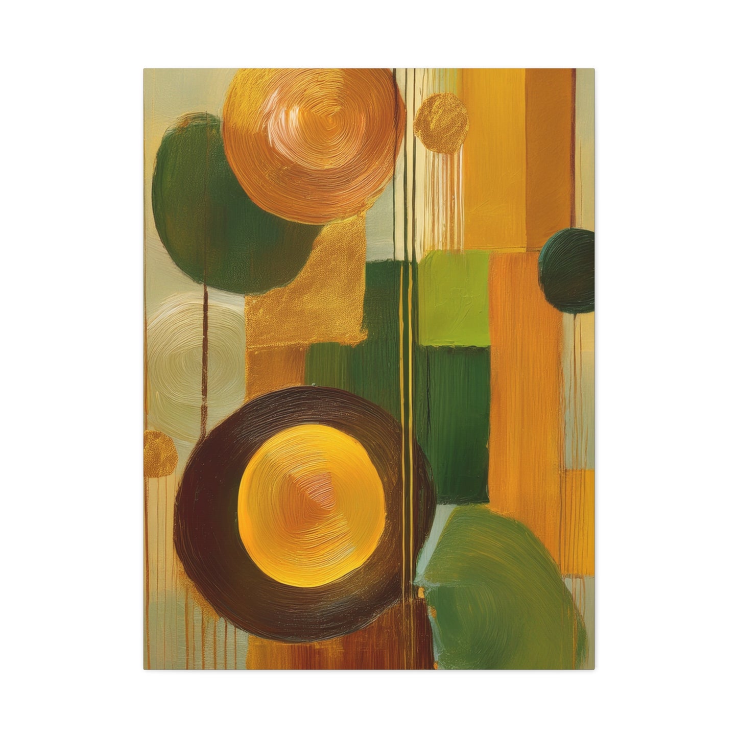 Abstract Geometric Painting Print Canvas 20x24,20x30,24x30 24x32,24x36,30x40 32x48,36x48,40x60 Pine-Wood Inner Frame ABS-58