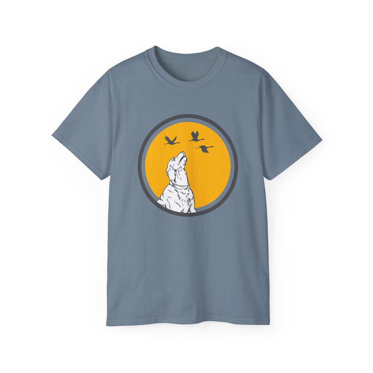 Howling Wolf Moon T-Shirt | Crescent Moon Graphic Tee