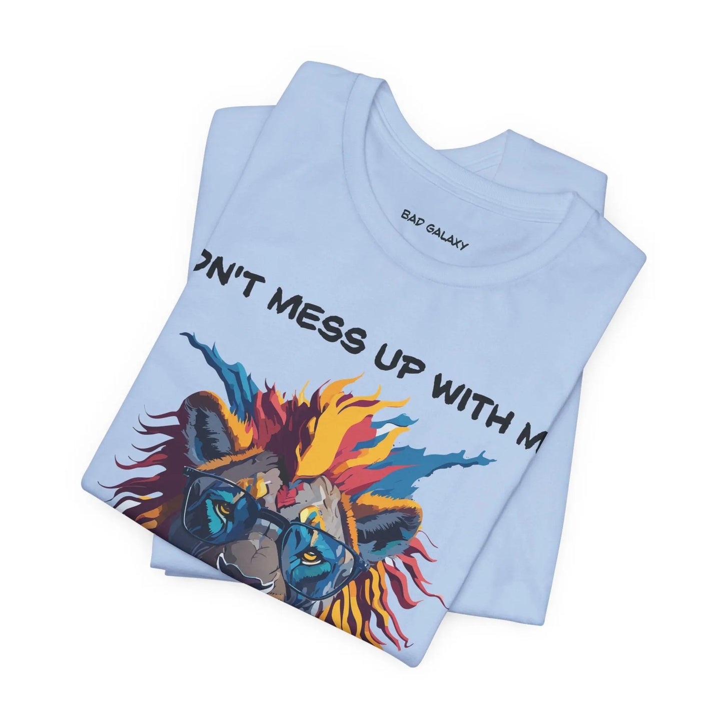 Animal T Shirt From Bad Galaxy Made To Order 100 Percent Cotton Eco Friendly Ink Free Shipping