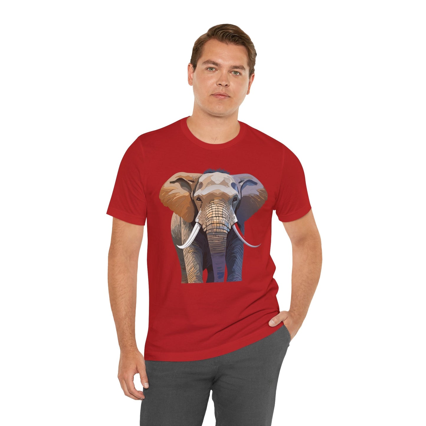 Unisex Animal Art Design Tee Shirt With Wildlife Animals Short Sleeve Everyday Comfort